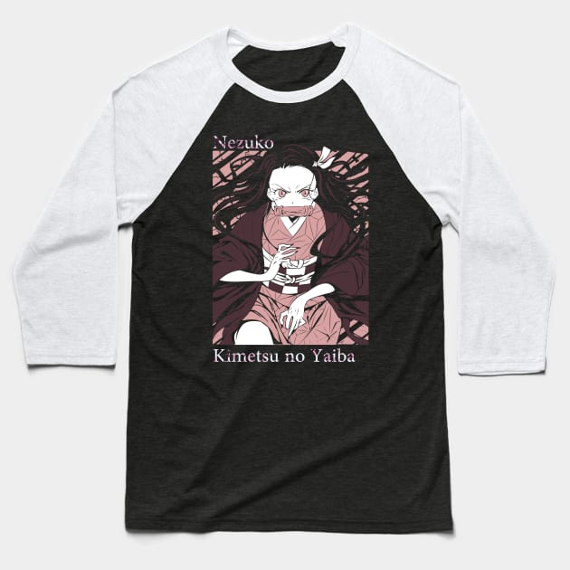 Demon Nezuko Baseball T-Shirt by WoodShop93